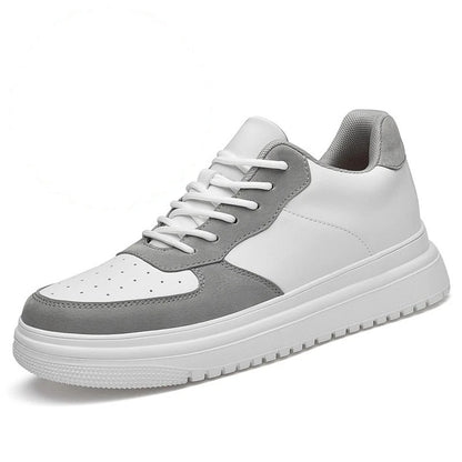 Lift Sneakers in white and gray, 4cm heel