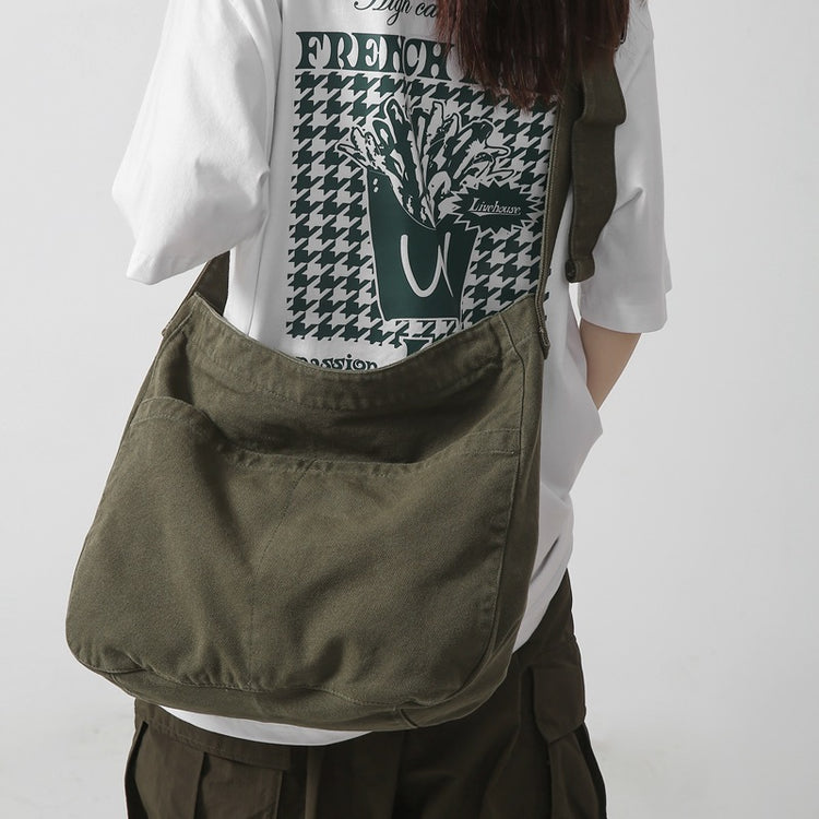 Women's Large Simple Canvas Bag