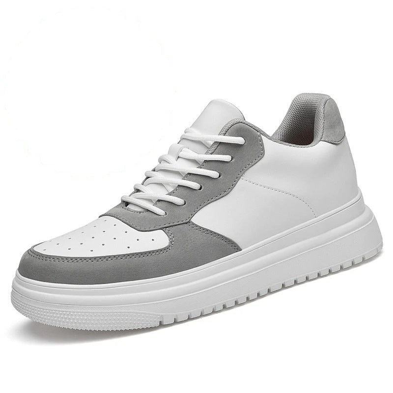 Lift Sneakers in white and gray, 6cm heel