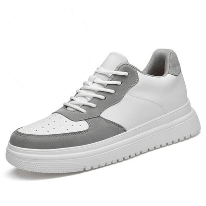 Lift Sneakers in white and gray, 6cm heel