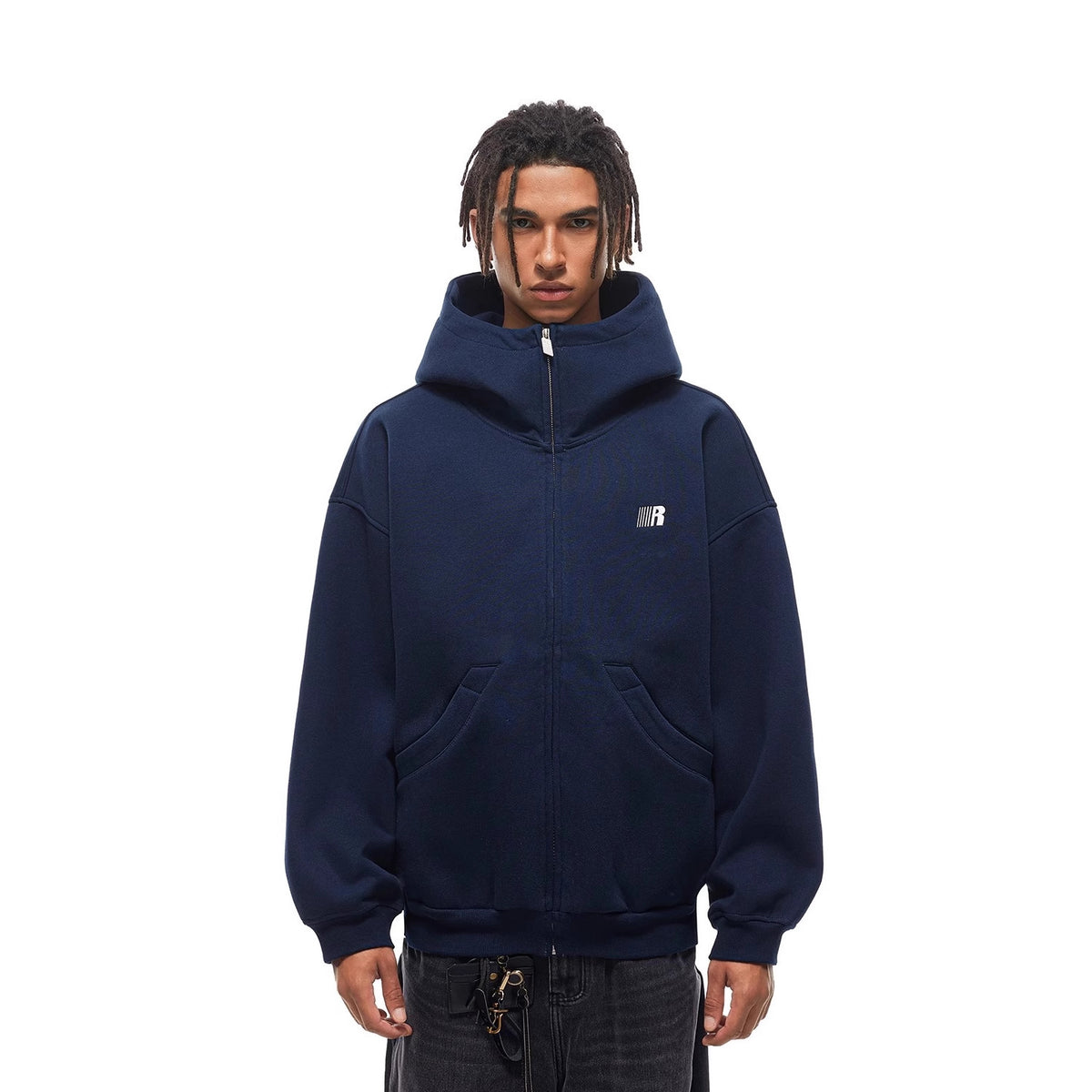 Heavyweight unisex zip hoodie – view 2